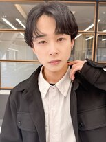 soar men's 渋谷　メンズカット/眉毛/メンズ パーマ/ニュアンスパーマ【ソア メンズ】&nbsp;春◎20代30代好印象◎シースルーセンターパート