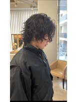 アヴァンス 広島本通店(AVANCE.) MEN’S HAIR/サーフカール/刈り上げセンターパート/広島