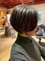ナチュラル ヘアーデザイニング(Natural hair designing)&nbsp;ひし形シルエット/小顔カット/前下がりショート/エイジングケア
