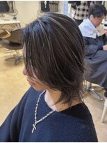 グラマラス GLAMOROUS&nbsp;メンズハイライト×中性ウルフ