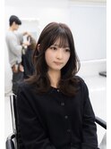 垢抜けミディアムレイヤー/レイヤー/くびれレイヤー/韓国