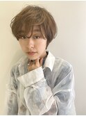 30代、40代、50代/後頭部の丸み/トップふんわり/ショートカット