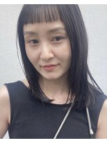 ファヴォリ(favori)&nbsp;【favori 自由が丘】ショートバング×暗髪ミディアムヘア
