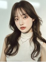フレイムスヒュー 高崎店(FRAMES HUE)&nbsp;韓国ハッシュカット×艶ショコラベージュカーテンバング♪