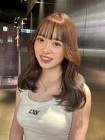 ペレ 原宿(PELE)&nbsp;ワンホンレイヤー/ミルクティーブロンド/ダークブルー/原宿