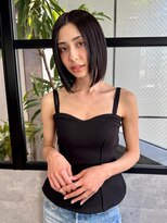 バランス 原宿 表参道(balance) オリーブグレージュ×レイヤーボブ