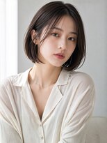 ヘアメイク ミチ 富田店(HAIRMAKE MICHI)&nbsp;【MICHI 富田店 古作蓮】ミニボブ シースルーバング