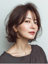 Heart's美人設計と白髪ぼかし専門店 青山表参道店 脱白髪染め/ショートヘア【ハーツ】&nbsp;白髪ぼかし脱白髪染め似合わせショートボブ40代50代60代
