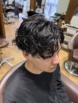 ティムヘアー(tim hair)&nbsp;アップバングのシャドーパーマ☆