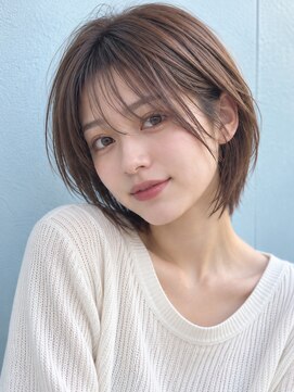 FRAMES 南浦和店【11月6日OPEN(予定)】 レイヤーボブ髪型20代30代40代前髪あり前髪なし面長丸顔南浦和