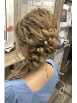 ヘアセット専門店 ナゴミ 渋谷店(nagomi)&nbsp;ダウンスタイル/ヘアセット/ヘアメイク/編み込み/三つ編み