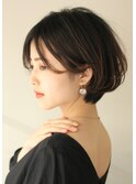 大人可愛い　ショートボブ