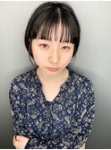 【morio池袋】可愛くて色気のあるマッシュバングショート♪