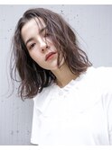 クセ毛風ボブ×ミルクティーアッシュ☆ 渋谷
