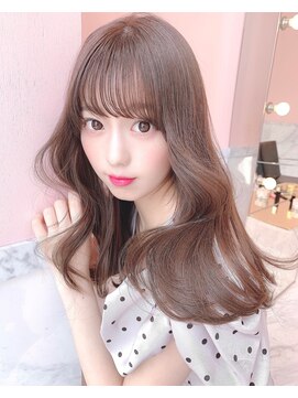 ルイ(LOUIS) 【 LOUIS 】ブリーチなしで叶う ミルクティーカラー