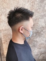 ティエラ 西新店(TIERRA)&nbsp;ビジネスカジュアル◎短髪ツーブロックスキンフェード黒髪