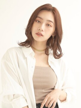 ルクスドレ 新宿(Luxe doree') くびれヘア/アースカラー/地毛風カラー/大人ヘルシー[新宿駅]