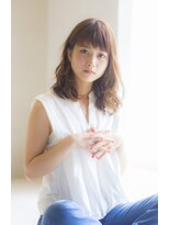 ラフ フロム ガーデン(Laf from GARDEN)&nbsp;大人かわいいアッシュブルーニュアンスパーマロングボブ