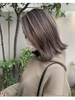 シーン(SCEN) ハイライトカラー × グレージュアッシュ