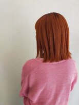 ソーコヘアー 曙町(So-ko hair) ハイトーンオレンジボブ