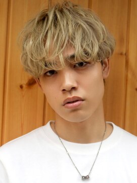 ブゾン(buZon) 【buZon ブゾン】波巻き/ツイスパ/マッシュパーマ☆マッシュボブ