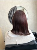 チェリーブラウン/ぱつっと外ハネ/銀座/東銀座/新橋