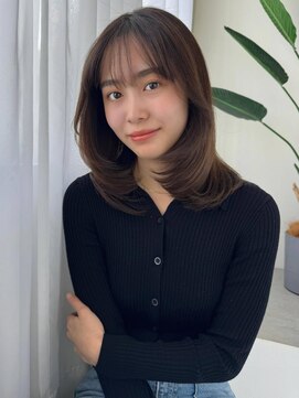 ソヨン 高槻店(SOYON) ミストバング×小顔ミディアムボブ