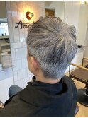 イケオジ/短髪アップバンク/ショートスタイル/60代