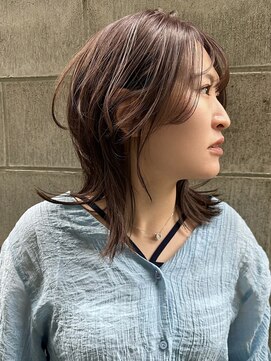 メイカ(MEIKA) 【 透明感カラー × ラベンダーグレージュ 】浅野美紀