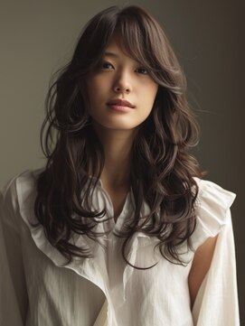 アルトリスト(Altruist Aging×HAIR&SPA) ★ダークアッシュ大人ガーリーボブ着物ミディアムレイヤーカット