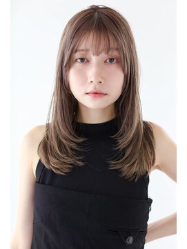 ヘアサロンガリカアオヤマ(hair salon Gallica aoyama) 乾かすだけでまとまる束感ミディアムレイヤーヘア