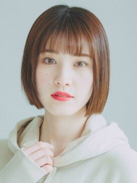 エーバイフー 江坂店(A BY WHO) A BY WHO 江坂/切りっぱなしボブ/透明感カラー