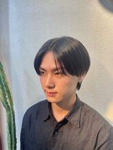 ヘアーデザイン アブー(hair design A BOO) センターパート