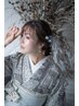 【#卒業式】ヘアセット,フルメイク,眉カット,袴お着付けフルプラン☆22,000～