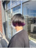 裾カラー！ミニボブstyle