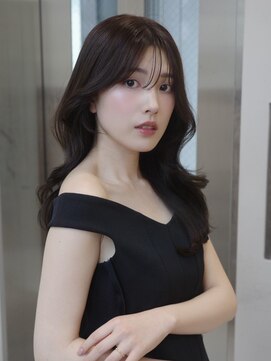 ベレーザシェルト(Beleza scelto) 14424黒髪くびれヘア髪質改善レイヤーカット韓国風巻きワンホン