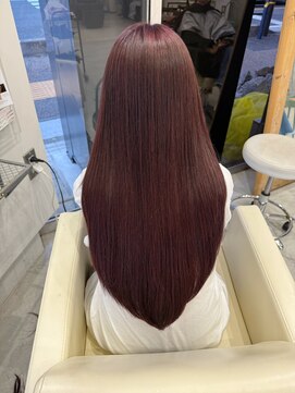 ソルア(soLua) 【岐阜市/髪質改善】ピンクブラウン