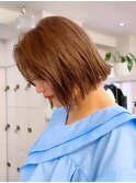 【レイヤーカット】韓国ヘア顔まわりカット髪質改善堀江