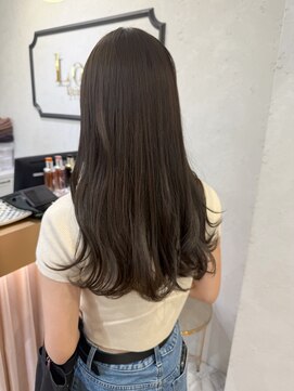 ロンドプランタン 恵比寿(Lond Printemps) くびれヘア/アプリコットオレンジ/ハイライトカラー/レイヤー