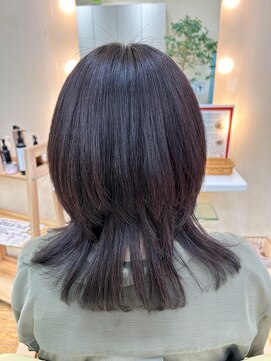 ビワテイ(Biwatei) 秋季色柔らかローライト/髪質改善カラー/中性髪質改善/