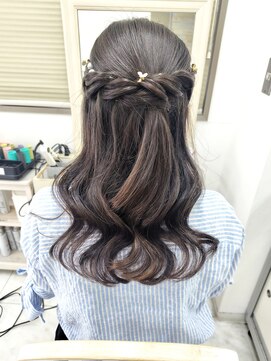 リサ 恵比寿(risa.) ハーフアップ