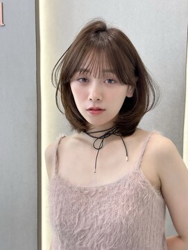 ロンドリゼル 札幌(Lond RiseL) ◯ オリーブグレー/韓国/レイヤーカット/髪質改善/縮毛矯正/札幌