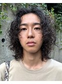 ウルフパーマロン毛パーマスパイラルパーマ