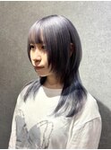 ラベンダーグレージュ×ウルフ