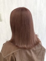 ラピステン 福岡天神 大名店(Lapis)&nbsp;ブリーチ/ダブルカラー/サーモンピンク/ピンクベージュ/髪質改善