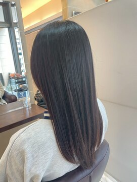 髪質改善/顔周りレイヤーカット/グレージュ[千葉/千葉駅]