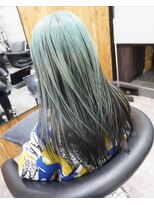 ヘアテリア リュウ 大塚(hair teria ryu) アンブレラカラー/ターコイズ/ロングレイヤー