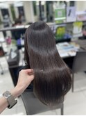 【艶髪縮毛矯正】地毛風ナチュラル縮毛矯正　プラチナ縮毛矯正