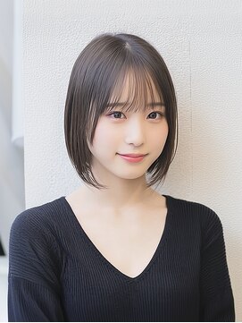 バイエイト(X８) ミディアムレイヤーストレートボブ