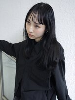 トリッカ 銀座(tricca)&nbsp;ナチュラルストレート/黒髪ミディ/顔まわりレイヤー